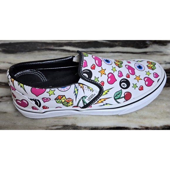 Rare Limited Ed. Unisex Vans W 8.5 M 7 Dice Cherry 8 Ball Bolt Skate Unique - Picture 5 of 10